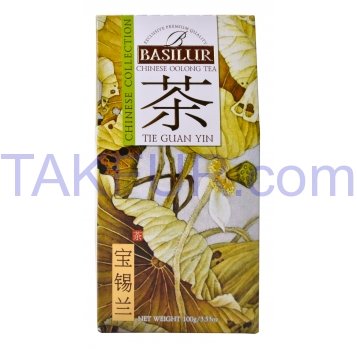 Чай Basilur Те Гуань Инь китайский зеленый 100г - Фото