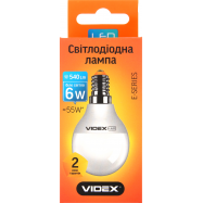 VIDEX LED ЛАМПА G45E 6W E14 : K4100 - Фото