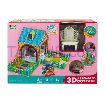 Іграшка 3D Assembled Cottage №0588-16 д/діт від 3-х рок 1шт - Фото