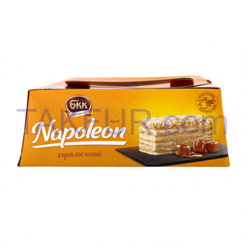 Торт БКК Napoleon карамельный 700г - Фото