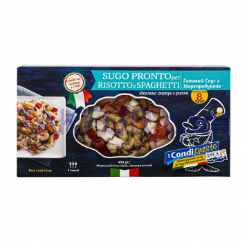 Коктейль морской Esca Sugo Pronto Risotto e Spaghetti 450г - Фото