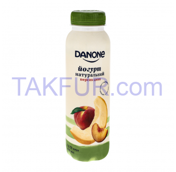 Йогурт Danone Персик-дыня натуральный 1.5% 270г - Фото