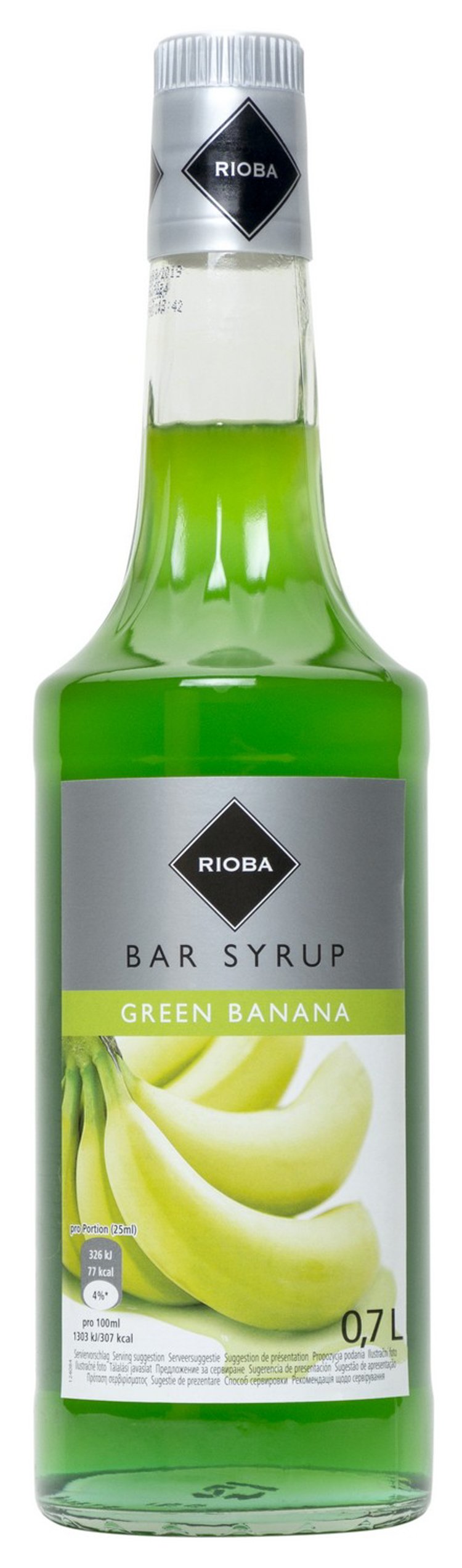 Сироп Rioba Bar Syrup со вкусом банана 0,7л купить онлайн с доставкой в ...