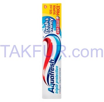 Паста зубная Aquafresh Освежающая мята 125мл - Фото
