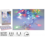 ГІРЛЯНДА ВНУТР 80ЛЕД МУЛЬТ 8,3М БАТАР - Фото