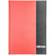 SIGMA БЛОКНОТ А5 80 АРК : ЧЕРВОНИЙ - Фото