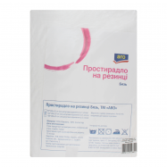 Простынь Aro Бязь белая на резинке 140*200+20см 1шт - Фото