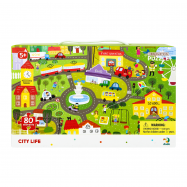 Пазл Dodo Жизнь города №300135 45*31см обсервационный 80эл - Фото