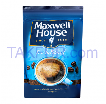 Кофе Maxwell House Rich Blend натуральный растворимый 300г - Фото