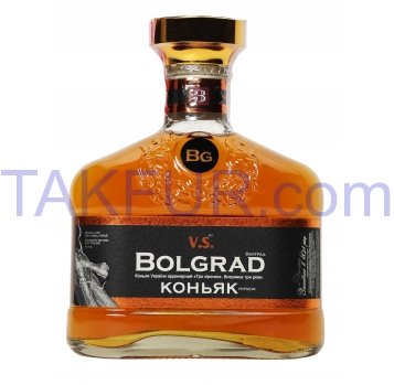 Коньяк Bolgrad V.S. ординарный 3 звезды 40% 0,5л - Фото