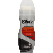 Краска для обуви Silver жидкая черная 75мл - Фото