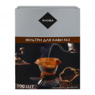 Фильтры для кофе Rioba №2 100шт/уп - Фото
