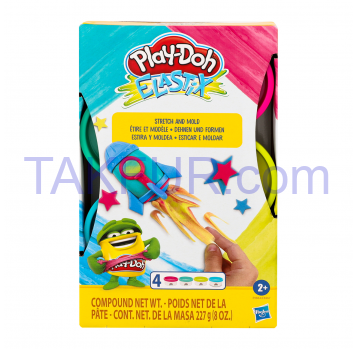 Пластилин Hasbro Play-Doh Elastix №6 1шт - Фото