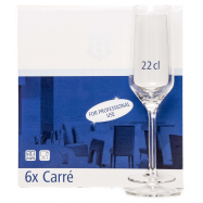 Бокалы H-line для шампанского 220мл 6шт - Фото