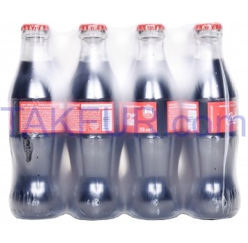 Напиток Coca-Cola безалкогольный сильногазиров 250мл ст/бут - Фото