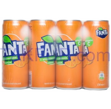 Напій Fanta безалкогольний сильногазований 330мл - Фото
