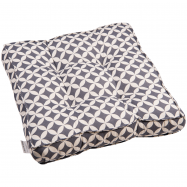 Подушка домашняя серо-белая - Фото