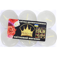 Свеча Аромат Цв. магазин Pragnis 6шт - Фото