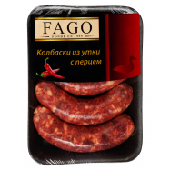 Колбаски утиные Fago с перцем весовые - Фото