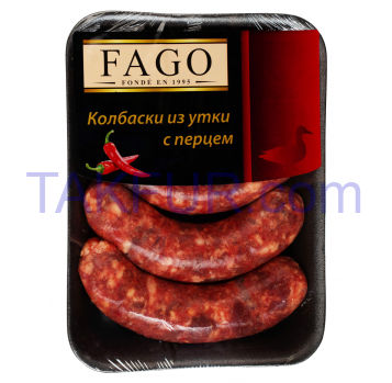 Колбаски утиные Fago с перцем весовые - Фото