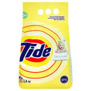 Средство моющее Tide Детский авт порош син 2,4кг мягк упак - Фото