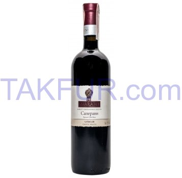 Вино Marani Саперави сухое красное 13,5% 0,75л - Фото