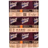 Полотенца бумажные Selpak Professional Extra целлюлоз 200шт - Фото