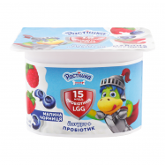 РАСТІШКА ЙОГУРТ 2% 110Г : МАЛИНА-ЧОРНИЦЯ - Фото