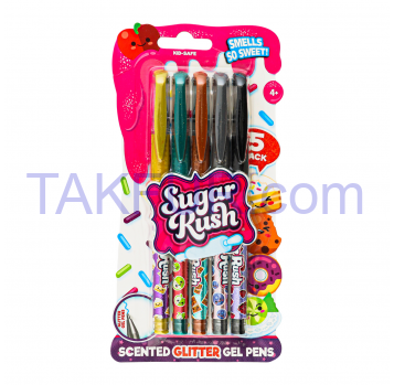 Набор ручек Scentos Sugar Rush №41343 гелевых 5 цветов 1шт - Фото
