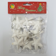 ПІДВІСКА ЗІРКА, 4*4 СМ, 9 ШТ - Фото