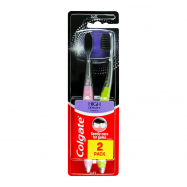 Щетка зубная Colgate High Dens Charcoal soft 2шт - Фото