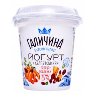 Йогурт Галичина тыква-изюм 2,5% 280г