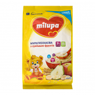 Каша молочная Milupa мультизлаковая со смесью фруктов 210г - Фото