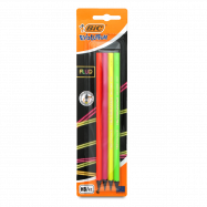 Карандаш Bic Evolution Fluo пластиковый графитовый 4шт - Фото