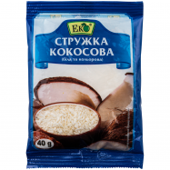 Стружка кокосовая Эко белая и цветная 40г - Фото