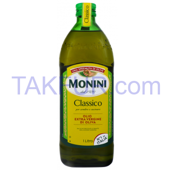 Масло Monini Classico оливковое первого холодного отжима 1л - Фото