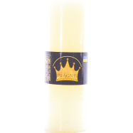 Свеча цилиндр бежевый Pragnis - Фото