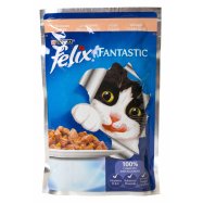 Корм для котов Purina Felix Fantastic с лососем 100г - Фото