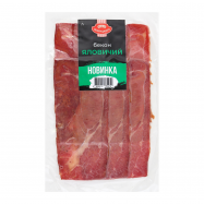 Бекон Марка Малицкого говяжий сырокопчёный 80г - Фото