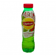 Напиток Lipton Чай зеленый со вкусом земляники и клюквы 0,5л - Фото