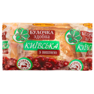 БУЛОЧКА З ВИШНЕЮ 100Г - Фото