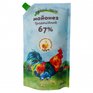 Майонез Гуляй-поле Традиционный 67% 600г - Фото