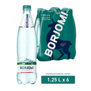 Вода минеральная Borjomi сильногазированная 1.25л