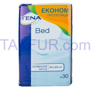 Пеленки Tena Bed Underpad Normal впитывающие 60*60 cм 30шт - Фото
