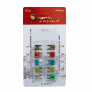 Набор автомобильний предохранителей 5-30А мини (10 шт) - Фото