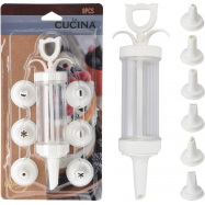 Шприц з 7 насадками для декорування торту - Фото