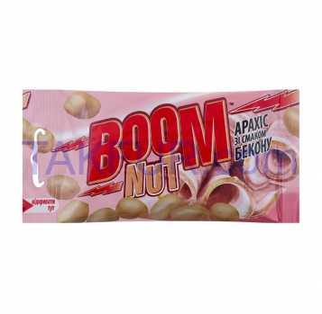 Арахис Boom Nut жареный соленый со вкусом бекона 30г - Фото