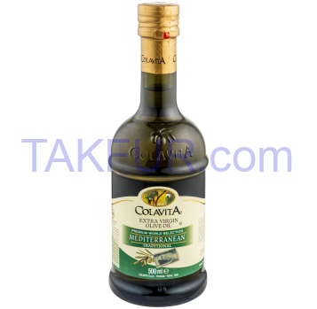 Масло оливк Extra Virgin Colavita 500мл - Фото