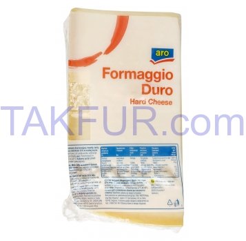 Сыр Aro Formaggio Duro твердый 32% весовой - Фото