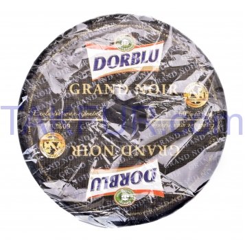 Сыр Dorblu Grand Noir с голубой плесенью полутв 60% весовой - Фото
